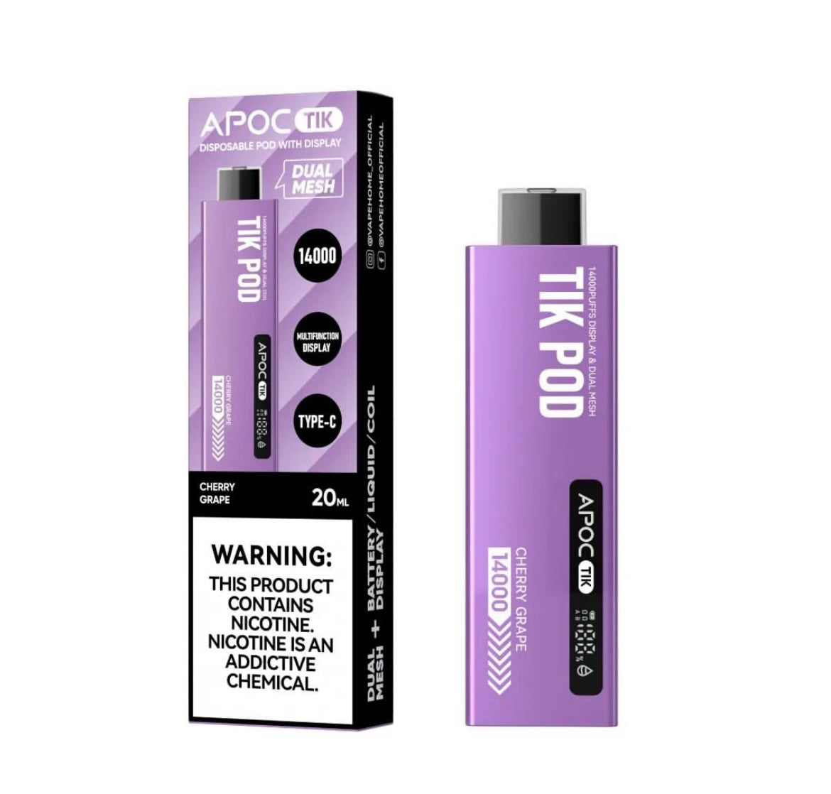 TIK POD - CHERRY GRAPE