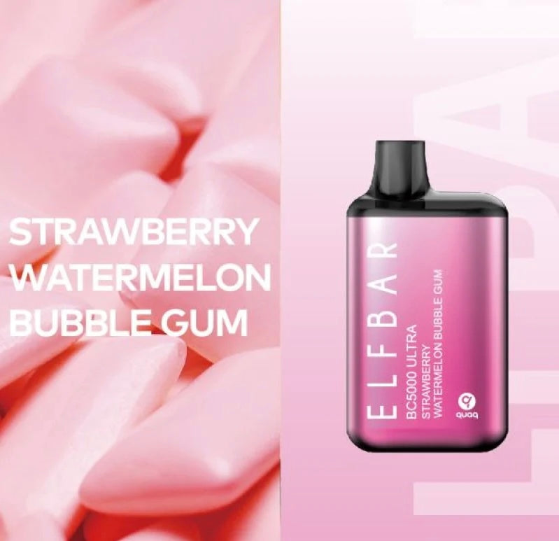 ELF BAR ULTRA - STRAWBERRY WATERMELON BUBBLE GUM