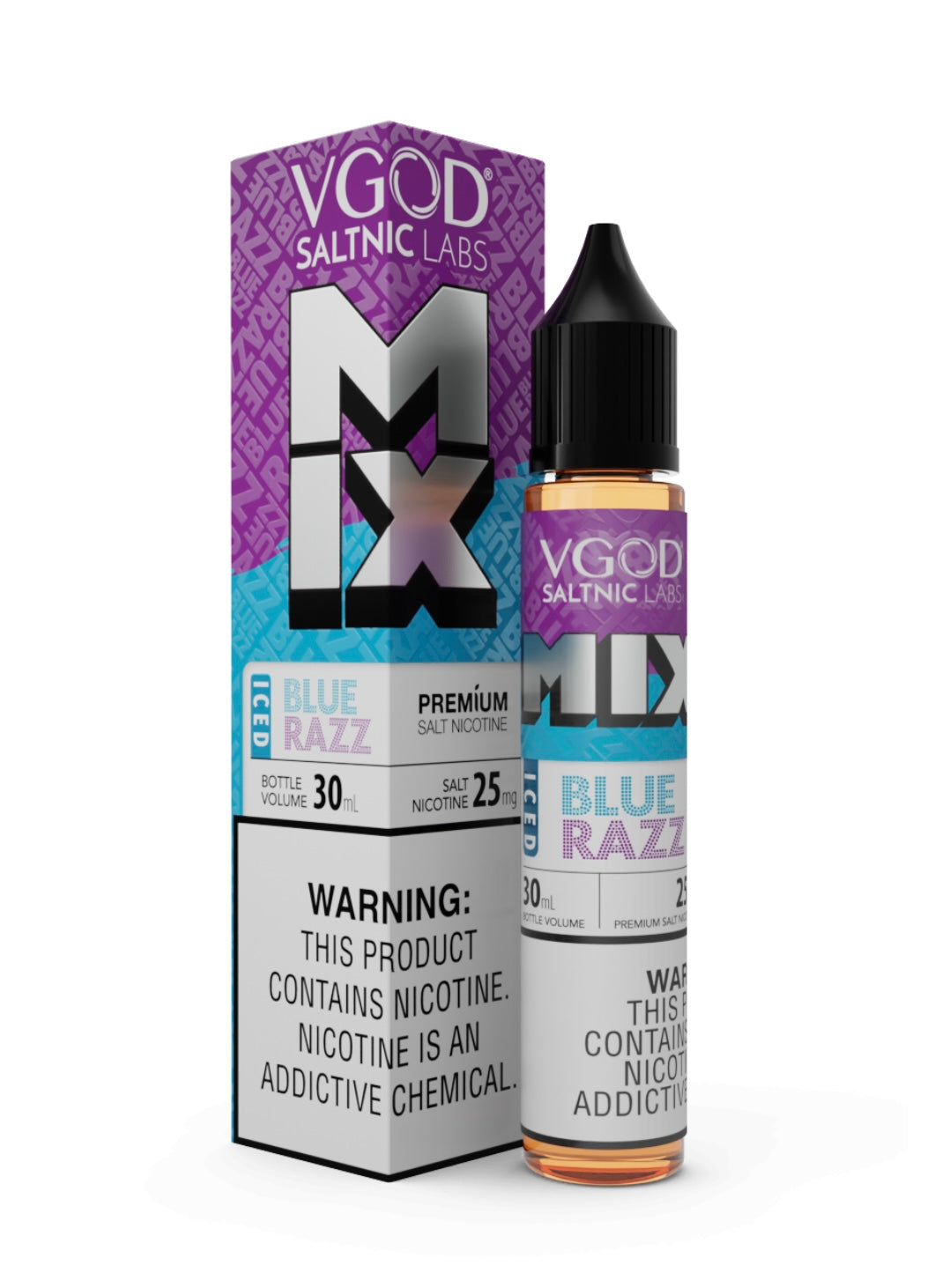 SALTNIC - ICED BLUE RAZZ MIX 30ML