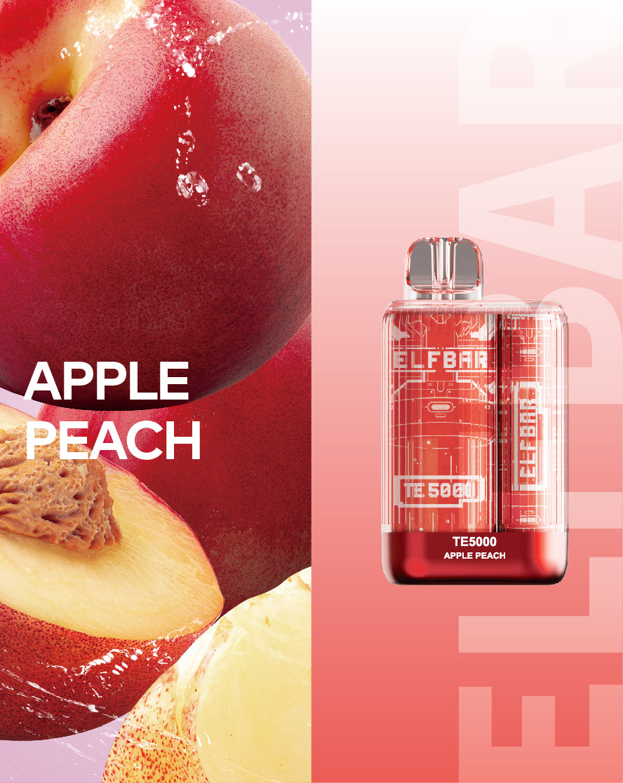 ELF BAR TE5000- APPLE PEACH