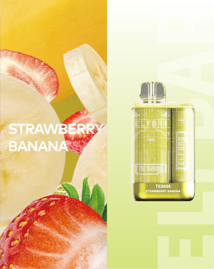 ELF BAR TE5000 - STRAWBERRY BANANA