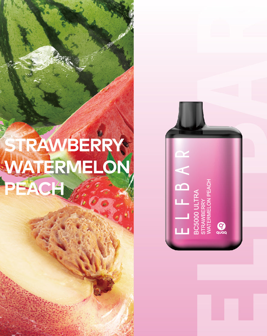 ELF BAR ULTRA - STRAWBERRY WATERMELON PEACH