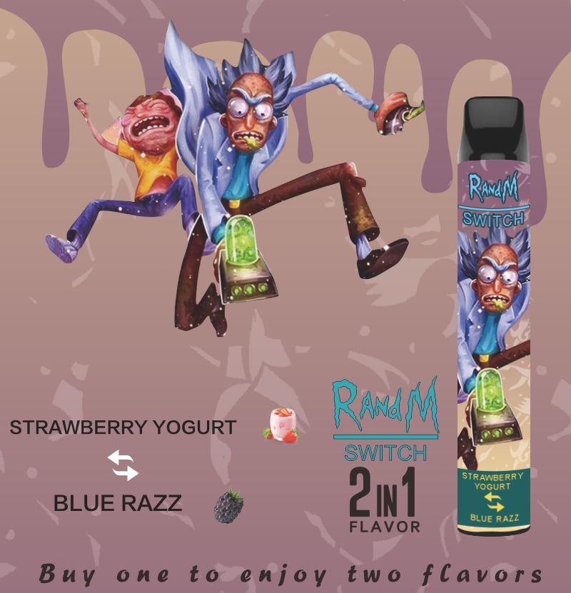 STRAWBERRY YOGURT & BLUE RAZZ - RICK AND MORTY SWITCH