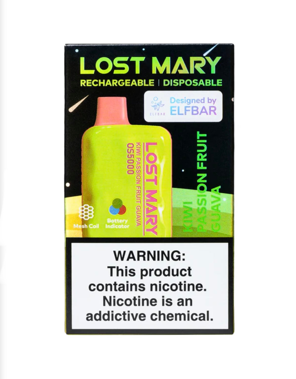 KIWI PASSION FRUIT GUAVA - LOST MARY